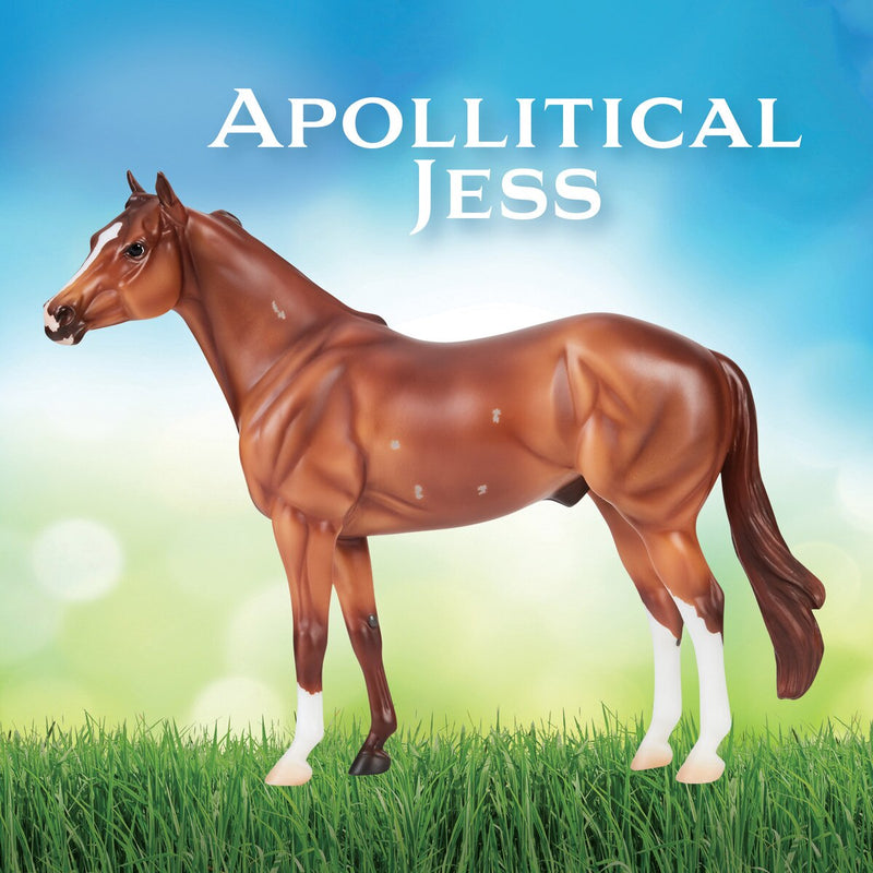 Load image into Gallery viewer, Breyer Apollitical Jess QH Racehorse
