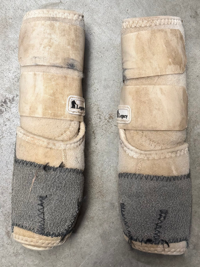 Load image into Gallery viewer, Used CE Legacy Protective Boots - White - Hind - Medium

