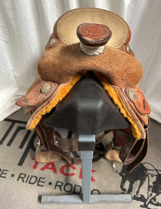Used Bader Team Roper Saddle 15"