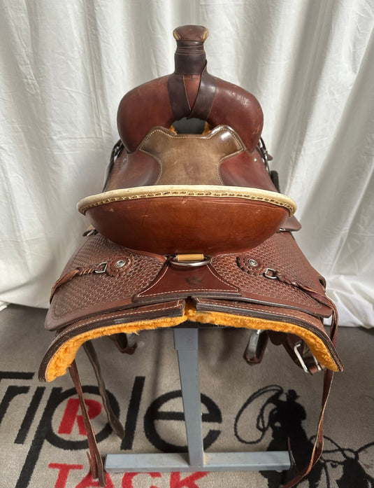 Used Circle Y All Around Saddle 15"