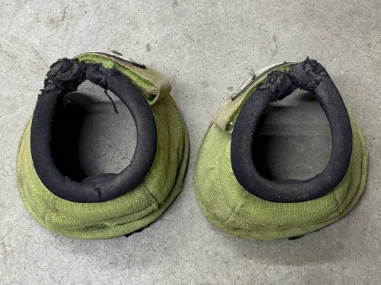 Used PC Ballistic Bell Boots - Lime Green