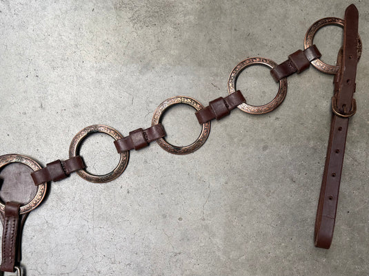 Used Copper Rings Breast Collar