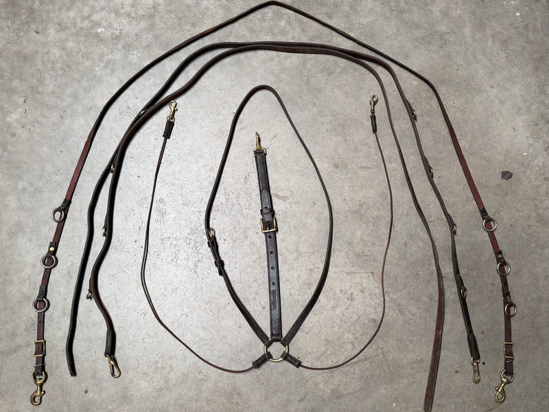 Load image into Gallery viewer, Used Billy Royal German Martingale - Single Rein &amp; Split Reins
