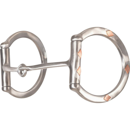 Classic Equine Sherry Cervi Stainless Steel Diamond Dee Ring Square Snaffle Bit