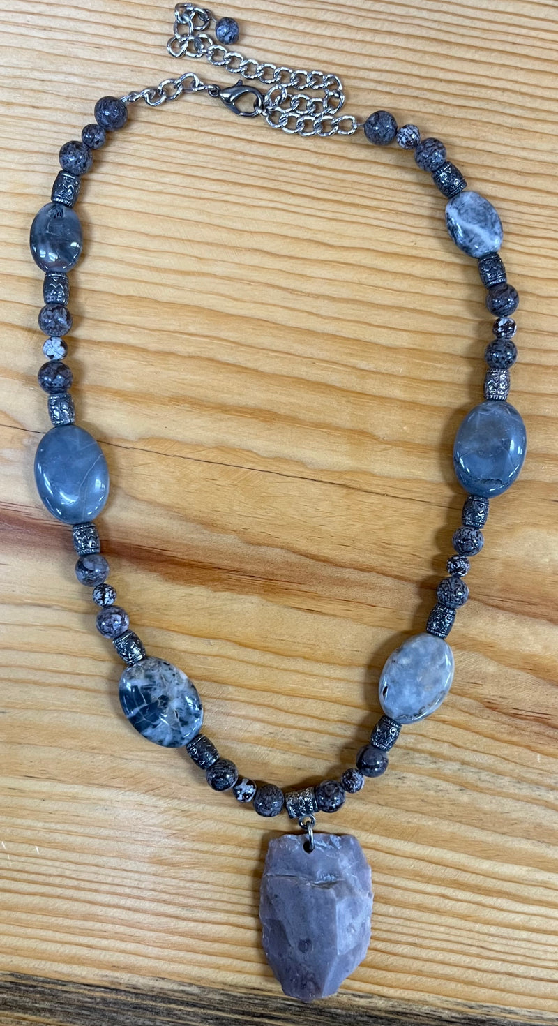 Load image into Gallery viewer, Turquoise Stone Necklace #25
