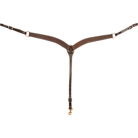 Martin Chocolate Roughout Breast Collar - 1-3/4