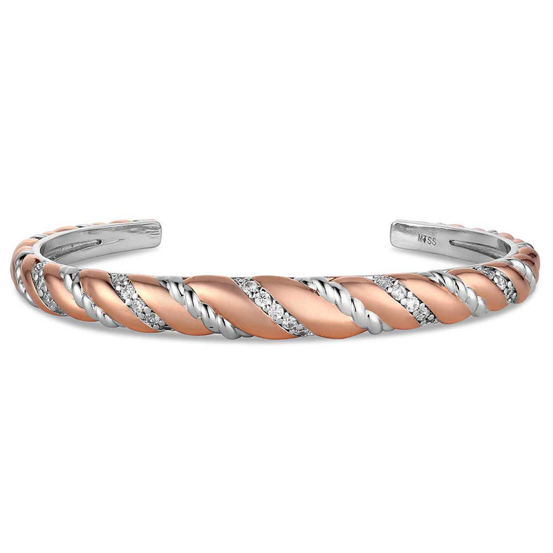 Load image into Gallery viewer, Montana Silversmith's Draped in Light Crystal Cuff Bracelet
