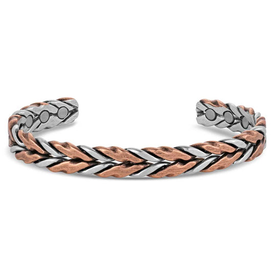 Montana Silversmith's Wheatline Magnetic Cuff Bracelet