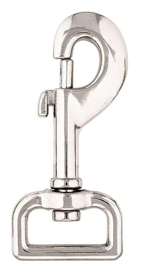 #Z5026 Barcoded Square Swivel Snap - Nickel Plate