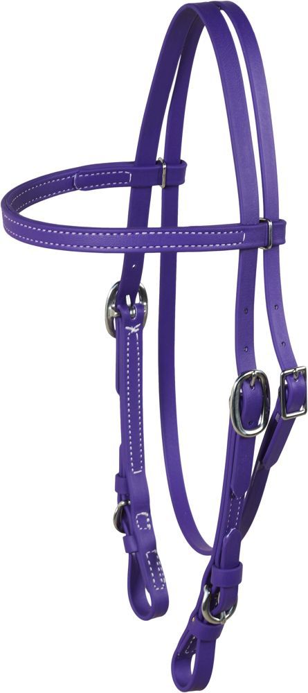Load image into Gallery viewer, Berlin Beta Biothane Browband Headstall with Buckle Cheeks
