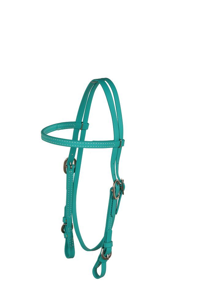 Load image into Gallery viewer, Berlin Beta Biothane Browband Headstall with Buckle Cheeks
