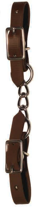 Berlin Beta Biothane Single Chain Curb Strap - 5/8