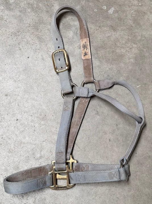 Used Weaver Nylon Halter - Silver