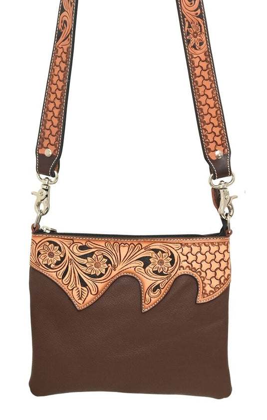 Rafter T Soft Leather Crossbody Purse