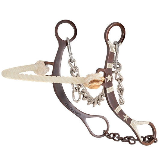 Classic Equine Short Shank Bozo Sidepull - 6" Shank