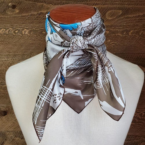 Load image into Gallery viewer, Light Weight Habotai Print Wild Rag - 36"x36"
