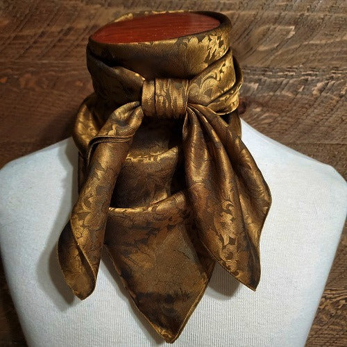 Medium Weight Jacquard Paisley Wild Rag - 36"x36"