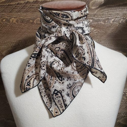 Load image into Gallery viewer, Medium Weight Exclusive Paisley Wild Rag - 36"x36"
