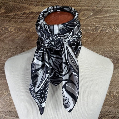 Heavy Weight Charmeuse Paisley & Print Wild Rag - 36"x36"