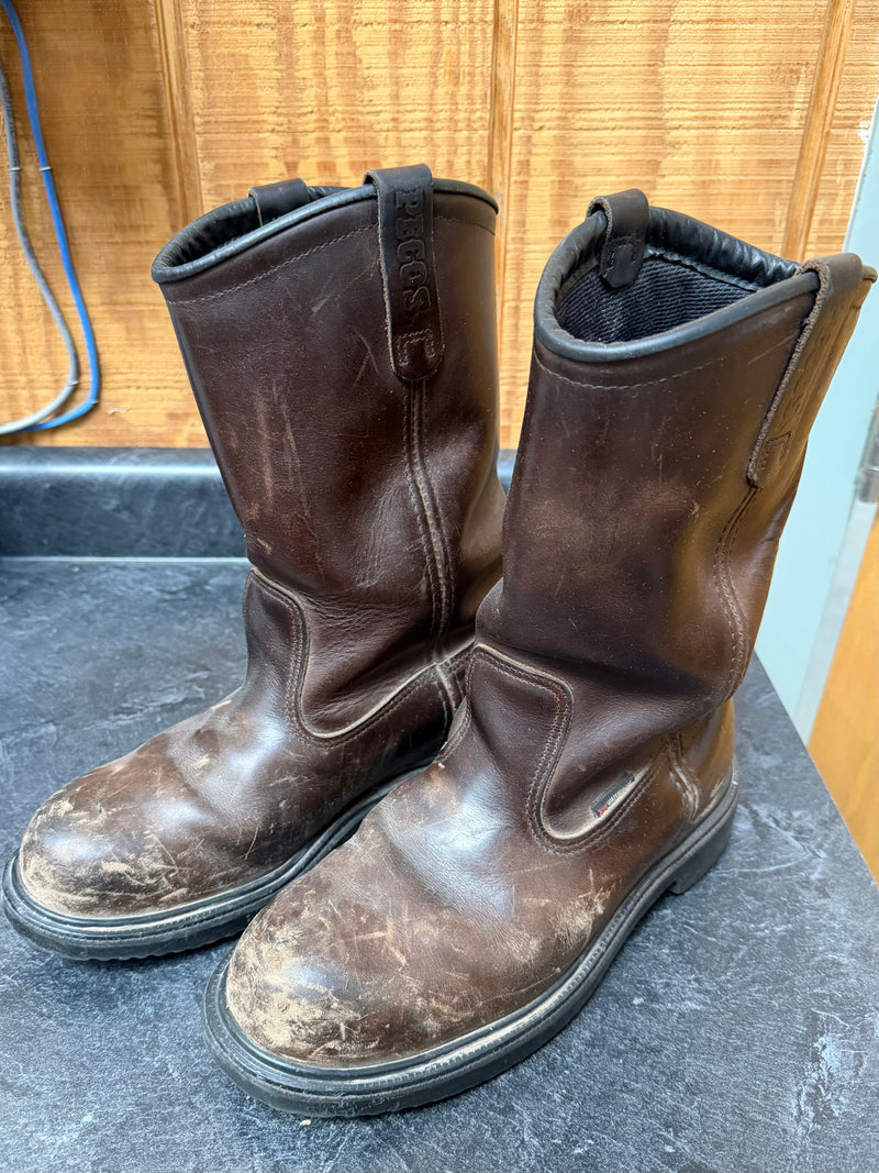 Load image into Gallery viewer, Used Red Wing 12" Pecos Safety Toe Boots - 8.5 D

