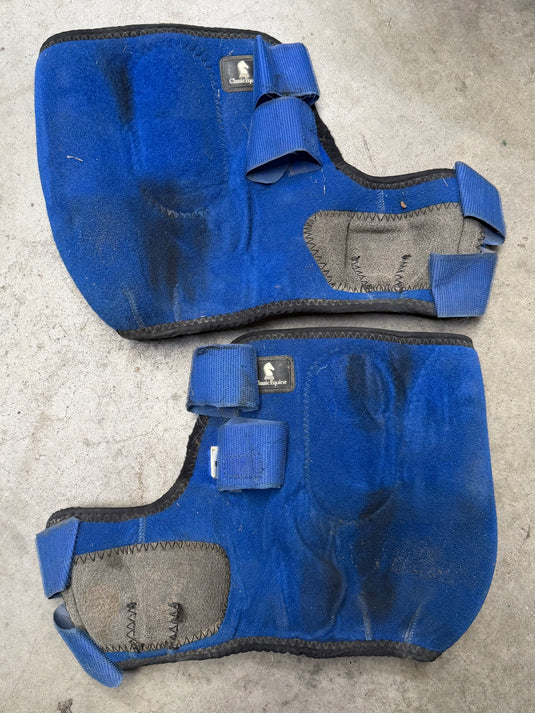 Used CE Legacy Protective Boots - Blue - Front - Medium