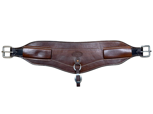 Martin Contoured Chocolate Leather Flank Cinch - 7