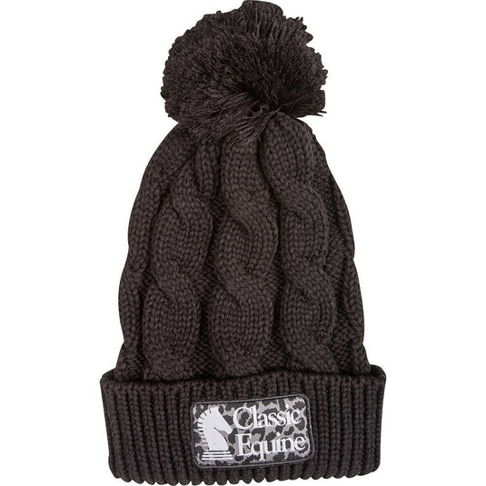 Classic Equine Beanie - Black