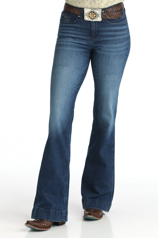 Cruel Mila Trouser Denim Jean - Dark Stone