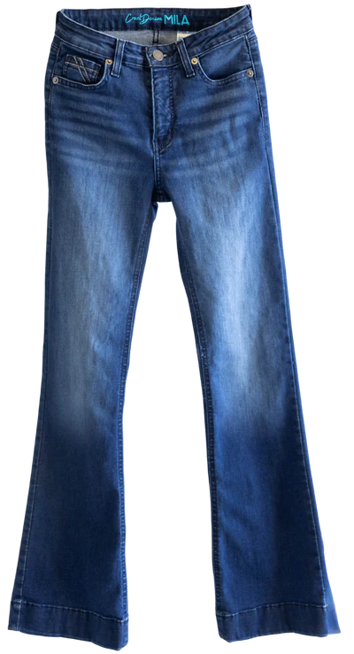 Cruel Mila Trouser Denim Jean - Dark Stone