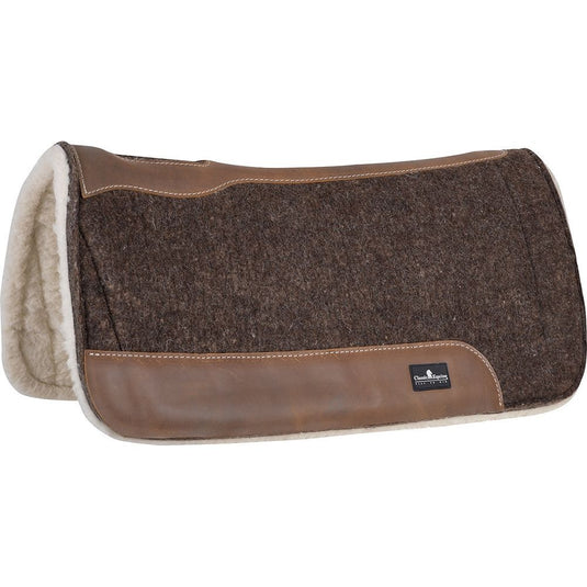 Classic Equine Blended Felt/Fleece Pad - Black - 1"