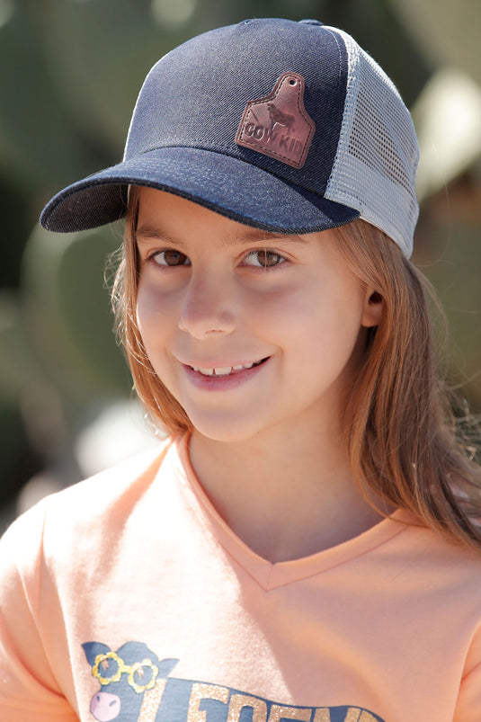 Cruel Girls Trucker Ball Cap - Indigo