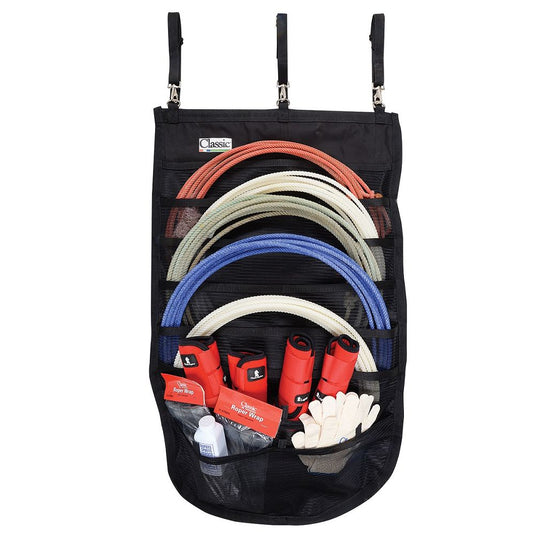 Classic Hanging Rope Organizer - Black