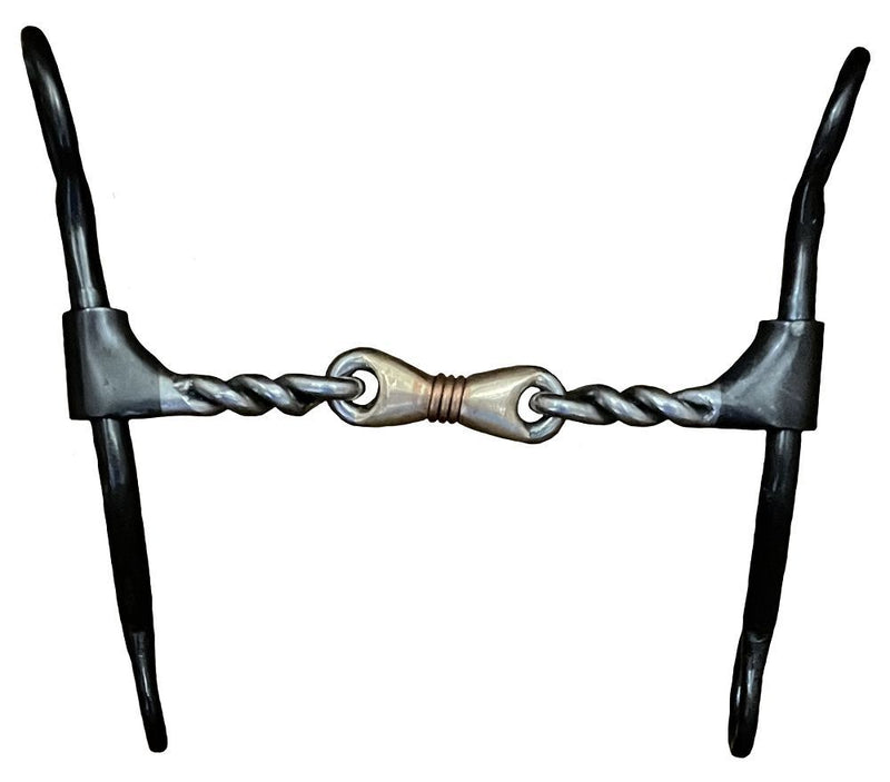 Load image into Gallery viewer, Dutton Swept Back Short Shank Twisted Wire Dog Bone Bit
