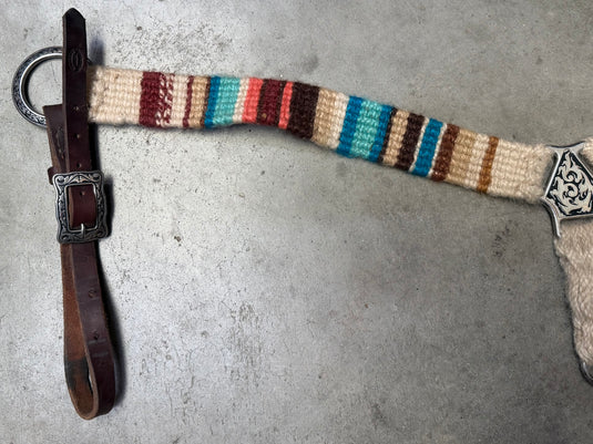 Used Celio Mohair Breast Collar - Multi Stripe