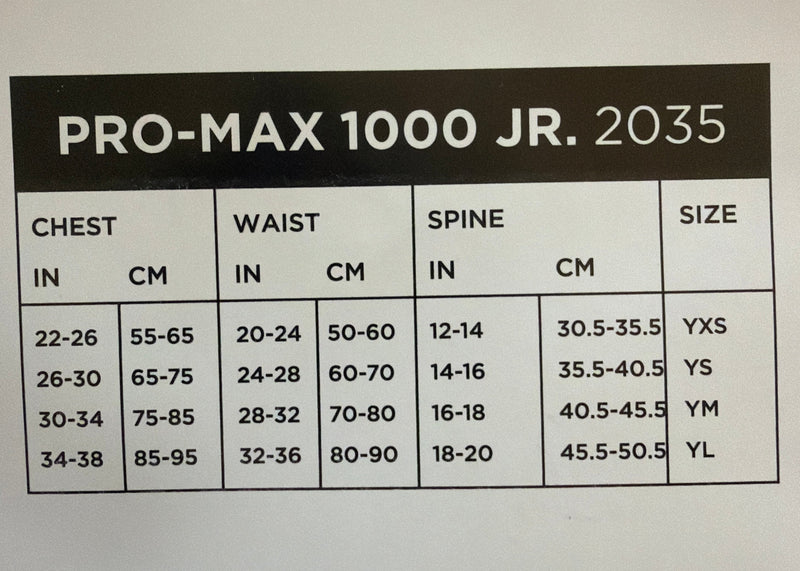 Load image into Gallery viewer, Phoenix Pro-Max 1000 Jr Rodeo Vest Black Cordura
