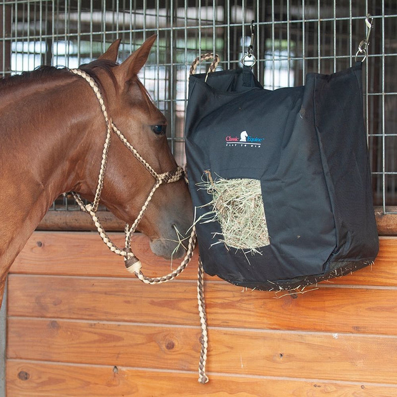 Load image into Gallery viewer, Classic Equine Basic Hay Bag - Black
