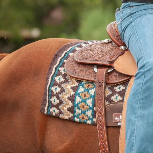 Classic Equine ESP Blanket Top Contoured Saddle Pad - 1"