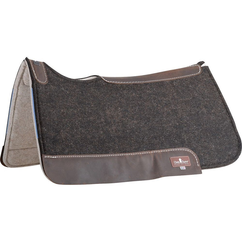 Load image into Gallery viewer, Classic Equine ESP Felt Top Pad - Black - 1"
