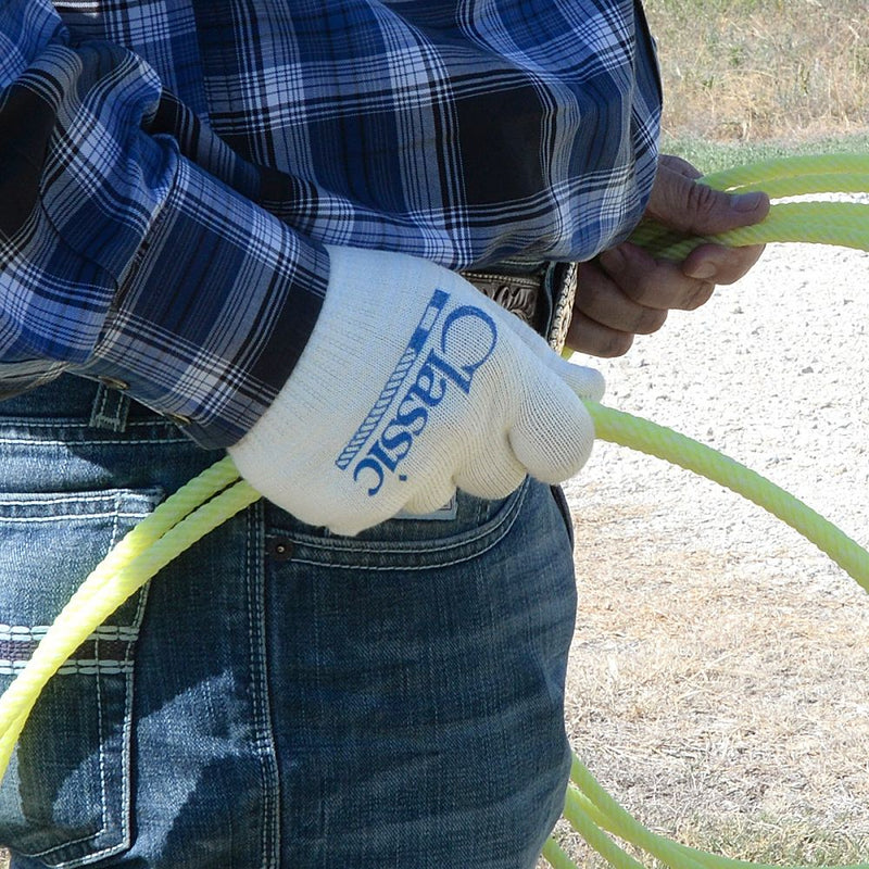 Load image into Gallery viewer, Classic Deluxe Roping Glove - White
