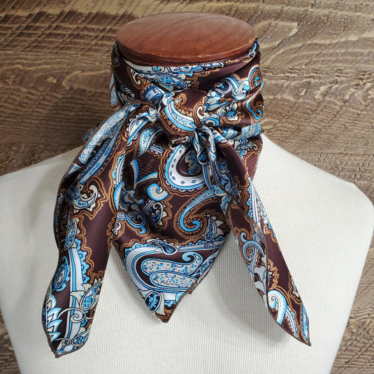 Heavy Weight Charmeuse Paisley & Print Wild Rag - 36