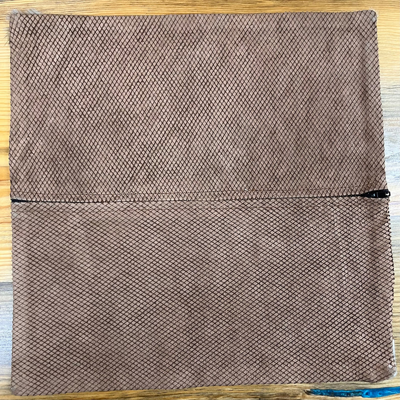 Load image into Gallery viewer, Leather &amp; Cowhide Pillowcase
