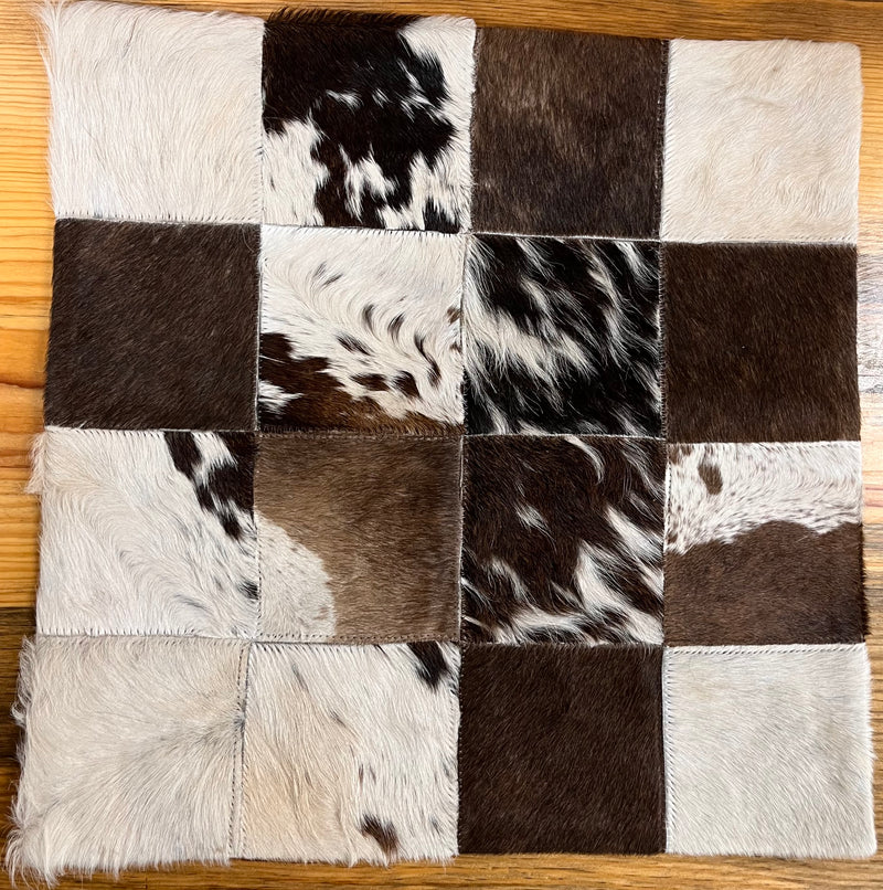 Load image into Gallery viewer, Cowhide Patchwork Pillowcase

