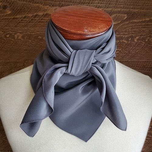 Medium Weight Crepe De Solid Wild Rag - 36"x36"