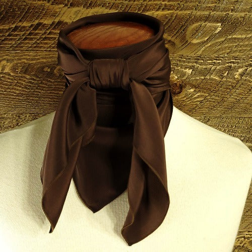 Medium Weight Crepe De Solid Wild Rag - 36"x36"