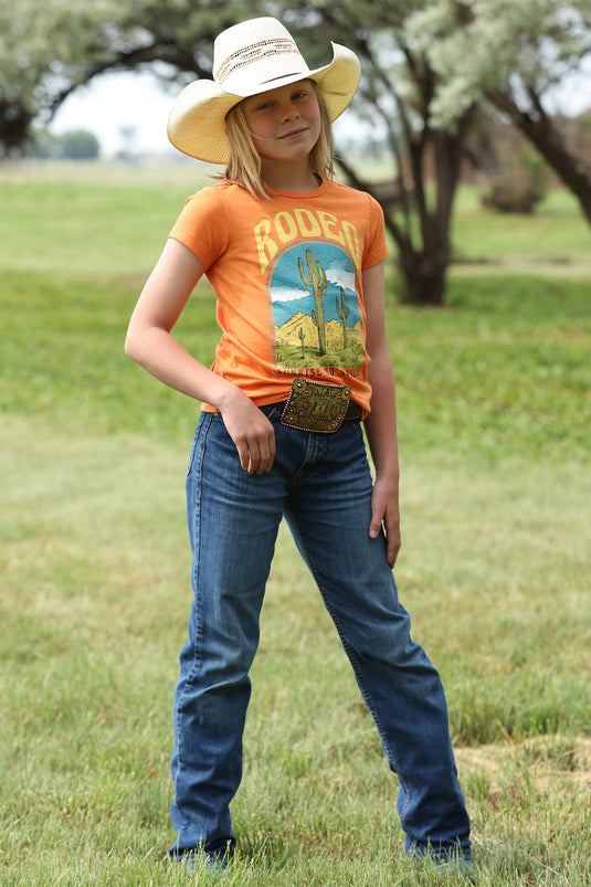 Cruel Girls Short Sleeve Shirt - Orange