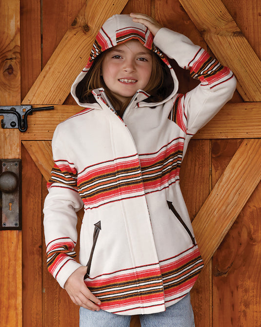 Cruel Girl's 3/4 Length Walking Coat - Cream