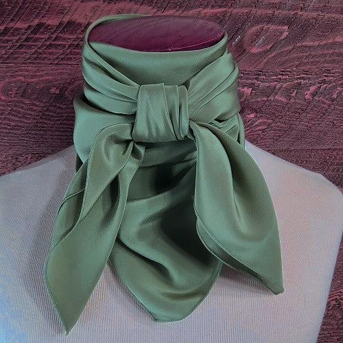 Medium Weight Crepe De Solid Wild Rag - 36"x36"