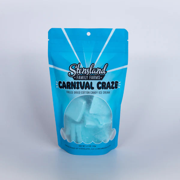 Load image into Gallery viewer, Stensland Family Farms Freeze-Dried Carnival Craze Cotton Candy Ice Cream - 1.5 oz
