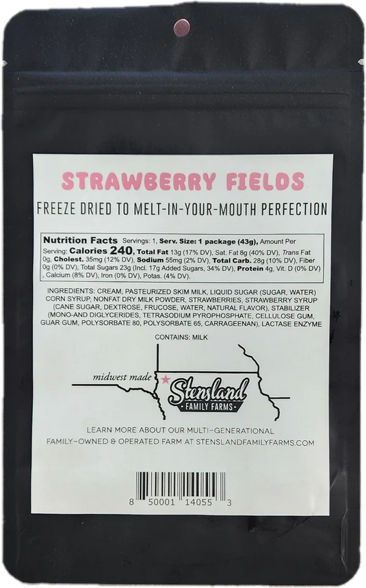 Stensland Family Farms Freeze-Dried Strawberry Ice Cream - 1.5 oz