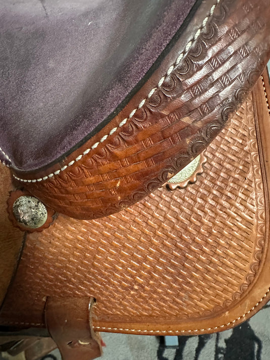 Used Crates Barrel Saddle 14.5"